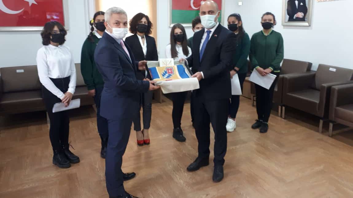 Azerbaycan Cumhuriyeti Eğitim Bakanı Emin Amrullayev'in Okulumuzu Ziyaretleri